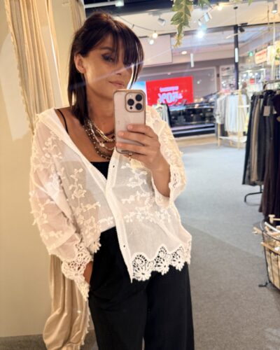 Koszula Boho Petal z koronką