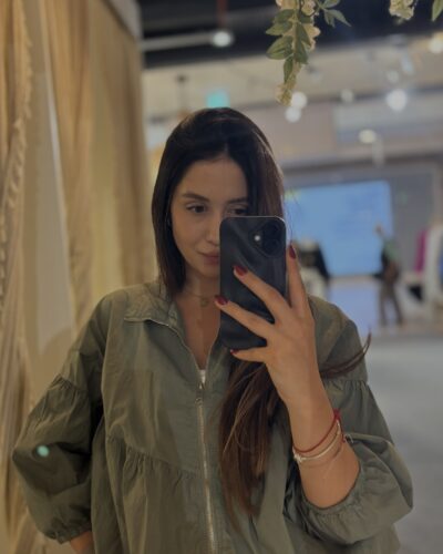 Bawełniana bluza na suwak - khaki